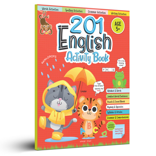 201 English Activity Book: Fun Activities and Grammar Exercises by Wonder House Books, 9789354404689