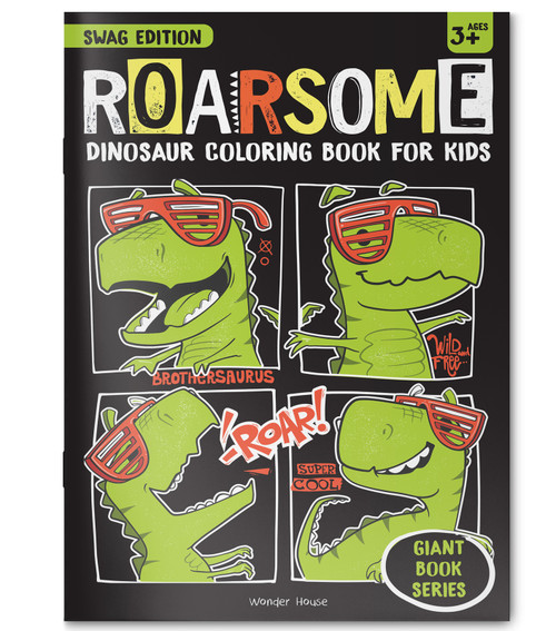 Roarsome Giant Coloring Book For Kids by , 9789362149145