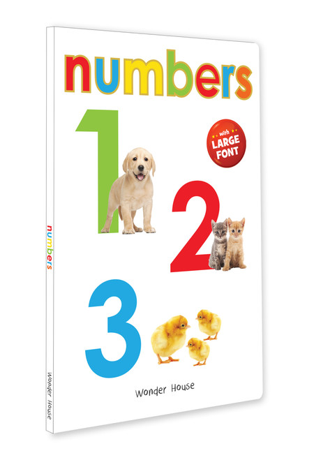 Numbers - Early Learning Board Book With Large Font : Big Board Books Series - 9789390183890 by Wonder House Books