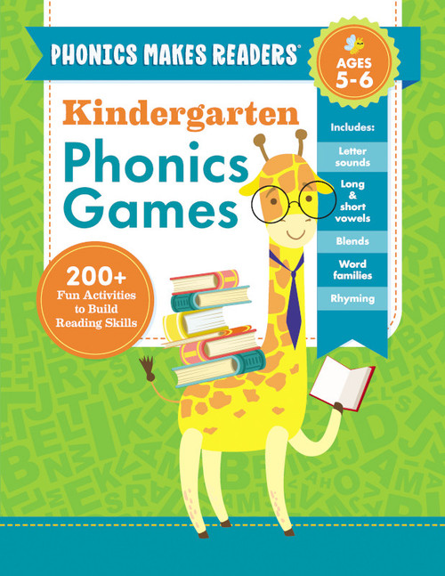 Phonics Makes Readers: Kindergarten Phonics Games (200+ Fun Activities to Build Reading Skills) by Callisto Publishing, 9798886089455