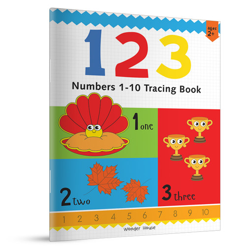 123: Numbers 1-10 (Tracing Book For Kids) by Wonder House Books, 9789354402548