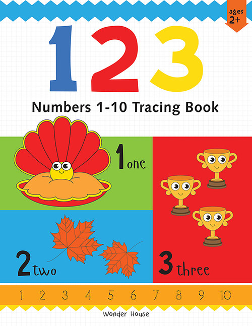 Preschool Activity Book: 123 - Numbers 1-10 Tracing Book For Kids by Wonder House Books, 9789354402548