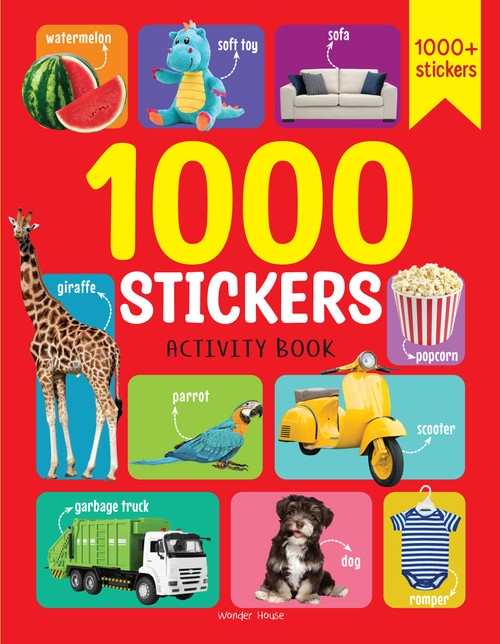 My First 1000 Stickers Activity Book by Wonder House Books, 9789362146298