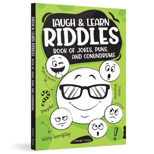 Laugh and Learn Riddles Book of Jokes, Puns, and Conundrums by Wonder House Books, 9789362149268