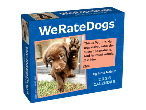 WeRateDogs 2026 Day-to-Day Calendar by Matt Nelson, 9781524897802
