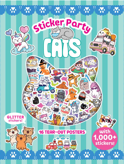Sticker Party: Cats by Weldon Owen, 9798886743920