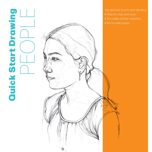 Quick Start Drawing People (The quickest way to start drawing! Step-by-step exercises, Traceable starter sketches, Removable pages) by Walter Foster Creative Team, 9781577157373