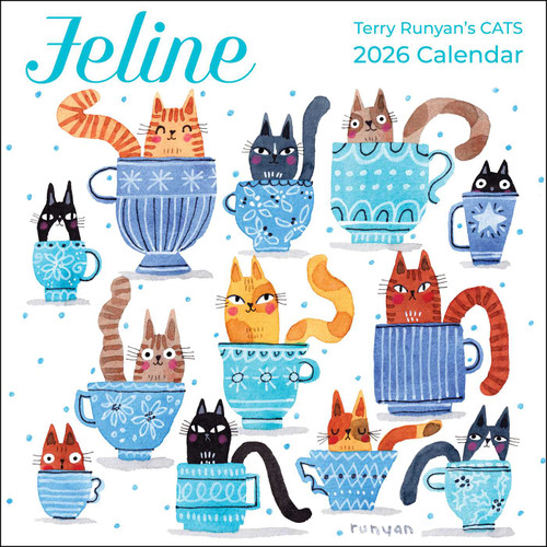 Feline 2026 Wall Calendar (Terry Runyan's Cats) by Terry Runyan, 9781524898847
