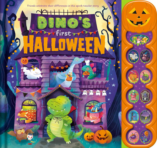 Dino's First Halloween (Friends Celebrate Their Differences in this Spook-tacular Noisy Sound-Button Book) by IglooBooks, Barbara  Bongini, 9781839036996