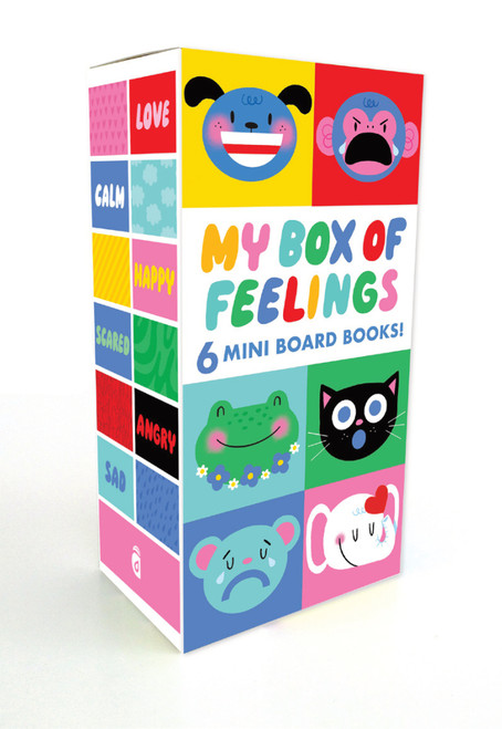 My Box of Feelings (A Hello!Lucky Book) (6 Mini Board Books!) (Miniature Edition) by Hello!Lucky, Sabrina Moyle, Eunice Moyle, 9781419775093