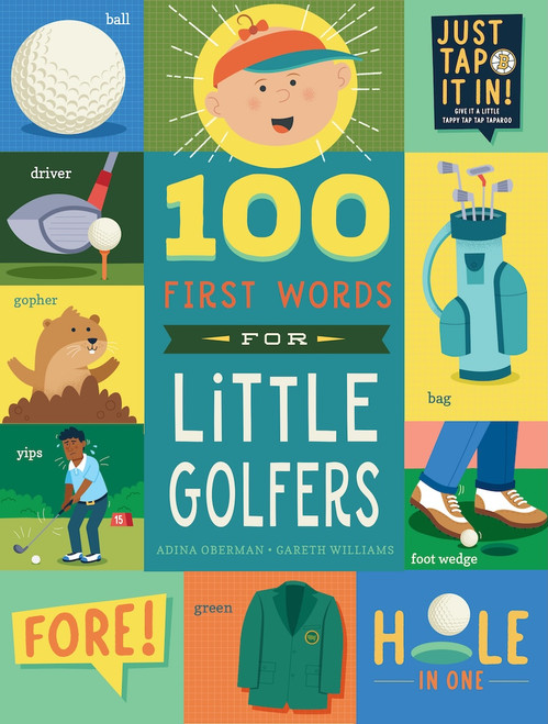 100 First Words for Little Golfers (A Parody Primer for the Course) by Adina Oberman, Gareth Williams, 9798893960556