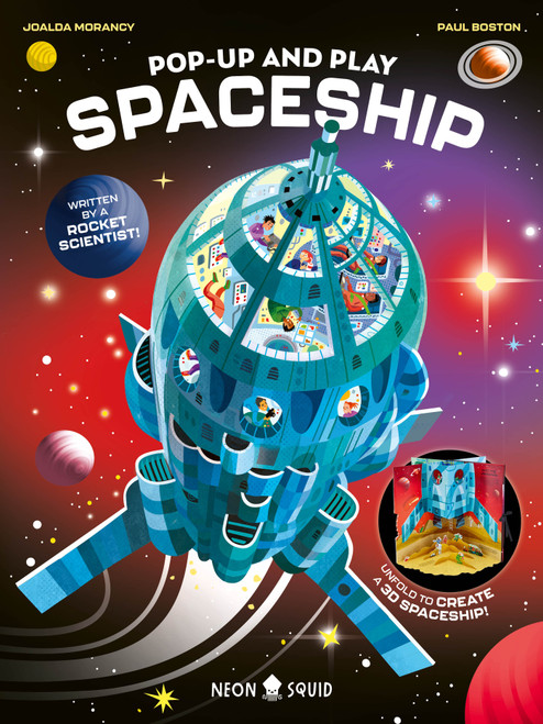 Pop-Up and Play Spaceship by Joalda Morancy, Paul Boston, Neon Squid, 9781684496303