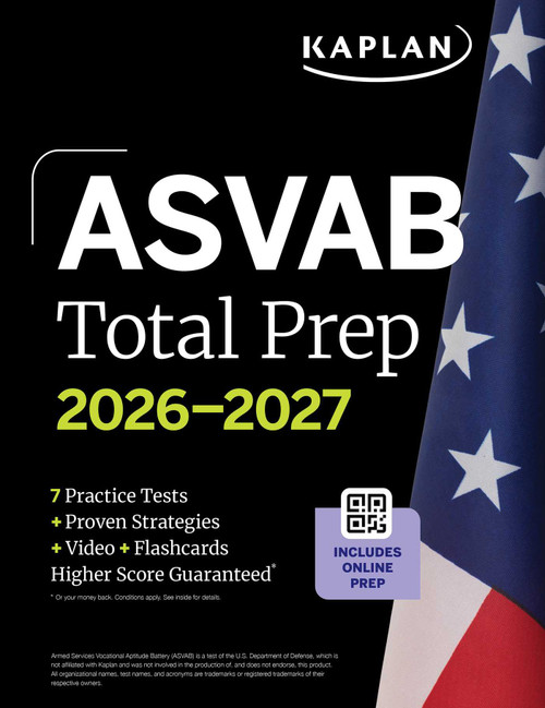 ASVAB TOTAL PREP 2026-2027 by Kaplan Test Prep, 9798349700927