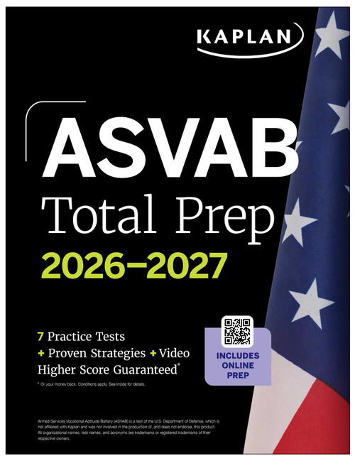 ASVAB TOTAL PREP 2026-2027 by Kaplan Test Prep, 9798349700927