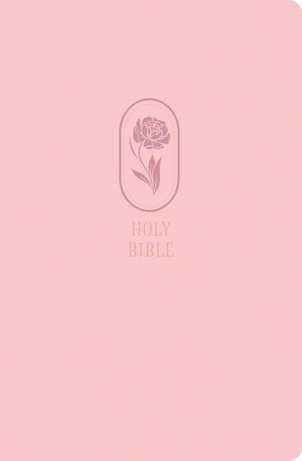KJV Large Print Personal Size Reference Bible, Pink LeatherTouch by Holman Bible Publishers, 9798384546160