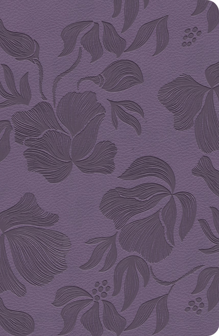 CSB Large Print Personal Size Reference Bible, Optimal Type, Digital Study Edition, Purple LeatherTouch, Indexed by CSB Bibles by Holman, 9798384546375