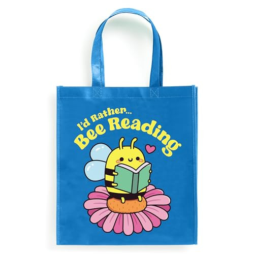 I'd Rather Bee Reading Reusable Shopping Bag by Mudpuppy, Rusty Doodle, 9780735387744