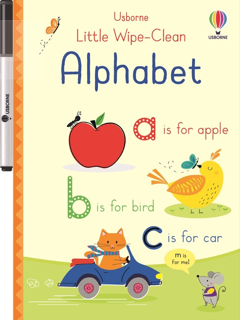 Little Wipe-Clean Alphabet by Felicity Brooks, Malu Lenzi, 9781836053828
