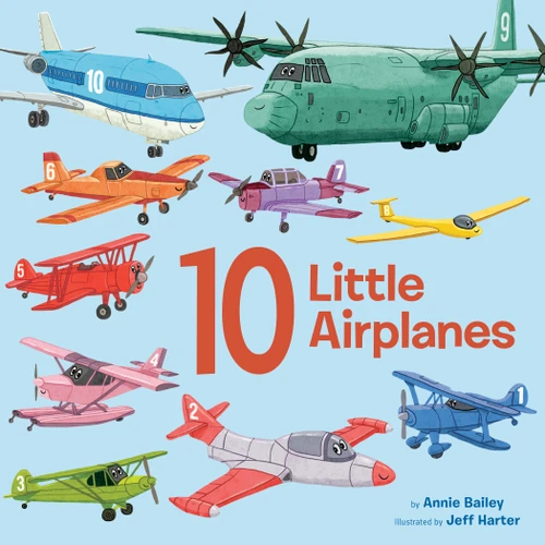 10 Little Airplanes by Annie Bailey, Jeff Harter, 9798217119219