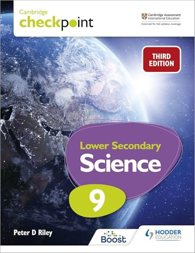 Cambridge Checkpoint Lower Secondary Science Student's Book 9 (Hodder Education Group) by Peter Riley, 9781398302181