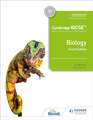 Cambridge IGCSE™ Biology 4th Edition (Hodder Education Group) by D. G. Mackean, Margaret Mackean, 9781398310452