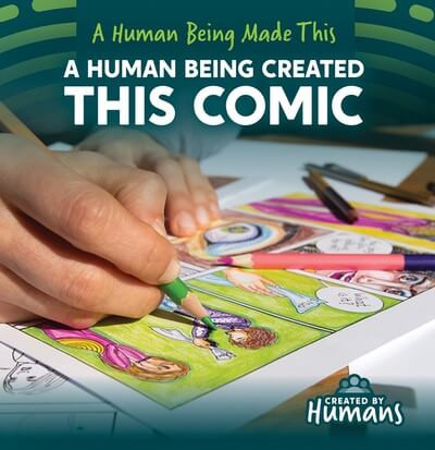 A Human Being Created This Comic - 9781534552548 by Kathleen Connors, 9781534552548