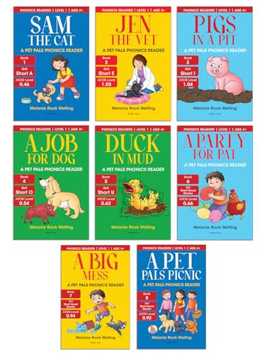 Phonics Reader Level 1 (Pack of 8) by Melanie Rook Welfing, 9789370891692