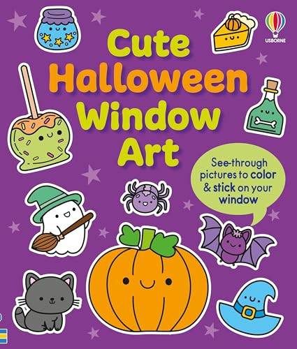 Cute Halloween Window Art by Kate Nolan, Liv Wan, 9781836054344