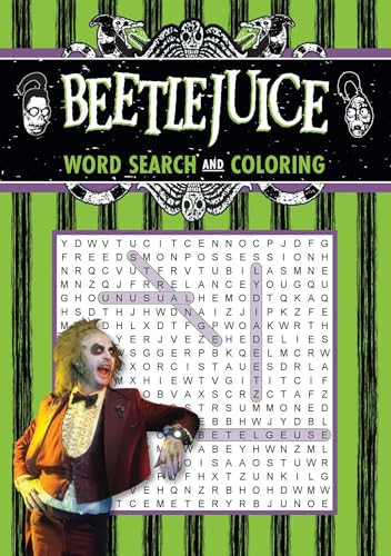 Beetlejuice Word Search and Coloring by Editors of Thunder Bay Press, 9781667208336