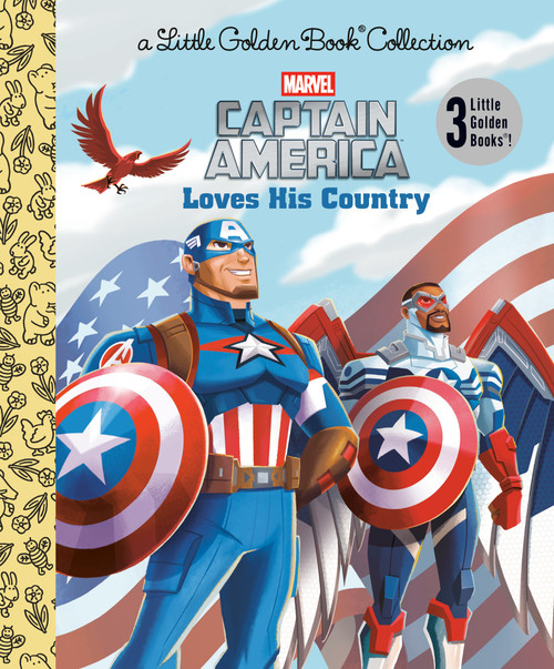 Captain America Loves His Country (Marvel) by Golden Books, Golden Books, 9780736447133
