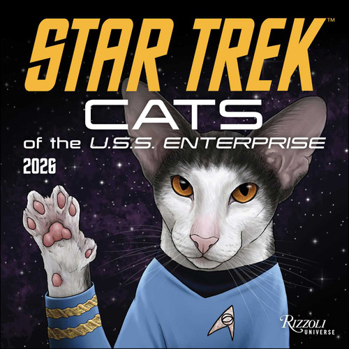 Star Trek: Cats 2026 Wall Calendar by CBS, 9780789348593