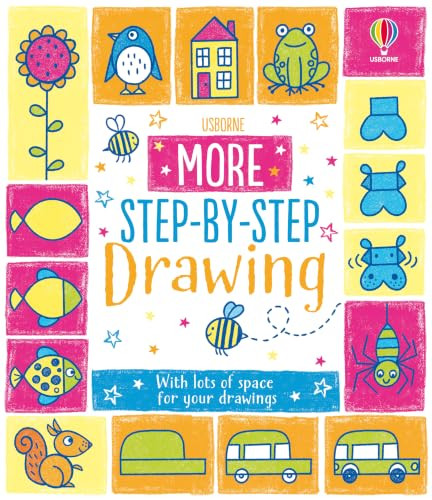 More Step-by-Step Drawing Book by Candice Whatmore, Fiona Watt, 9781836054221