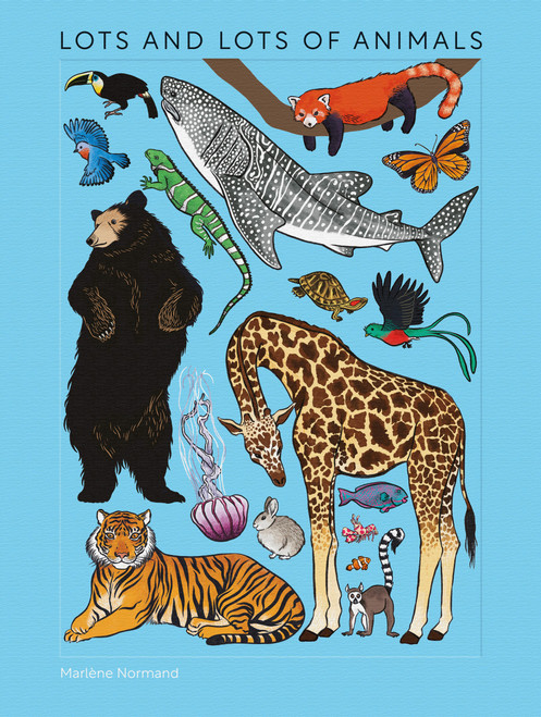 Lots and Lots of Animals by Marlène Normand, Boxer Books, 9781454798996