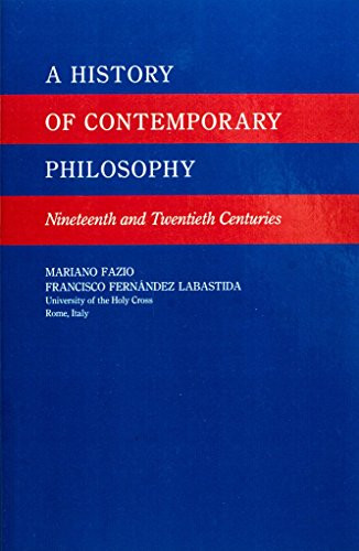 A History of Contemporary Philosophy by Mariano Fazio, 9781594171406