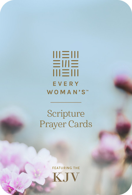 Every Woman's Scripture Prayer Cards  (Softcover) (Featuring the King James Version) by Tyndale, 9798400508172