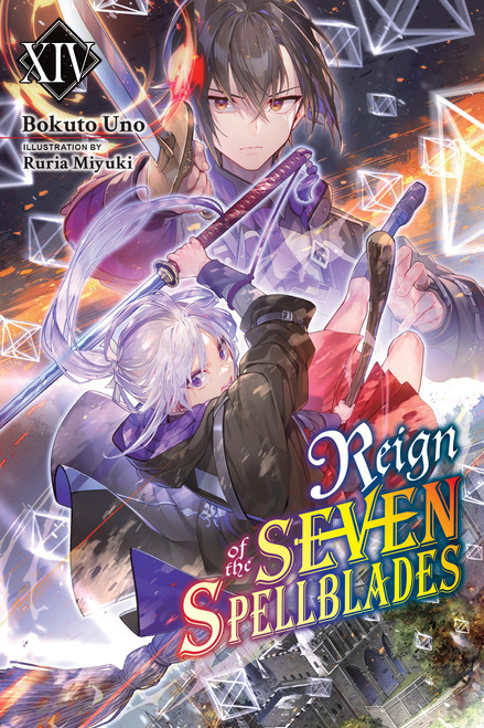 Reign of the Seven Spellblades, Vol. 14 (light novel) by Bokuto Uno, Ruria Miyuki, Andrew Cunningham, 9798855425956