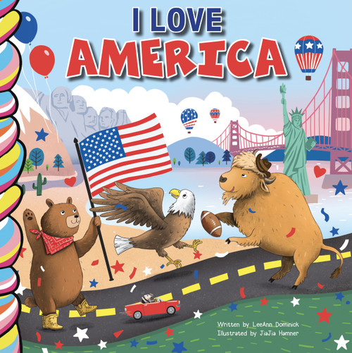 I Love America 7x7 by JiaJia Hamner, Stephanie Mallon, 9781834040622
