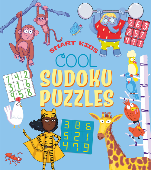 Smart Kids: Cool Sudoku Puzzles (Over 50 Puzzles) by Ivy Finnegan, Diego Funck, 9781398844285