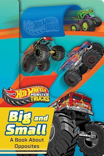 Hot Wheels: Big and Small: A Book About Opposites (A Mattel Hot Wheels Monster Trucks Shaped Novelty Board Book for Toddlers) by BuzzPop, 9781499818673
