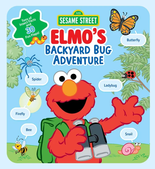 Sesame Street: Elmo's Backyard Bug Adventure (A Sesame Street Elmo Lift the Flap Novelty Board Book for Kids) by Lori C. Froeb, Barry Goldberg, 9781499819557