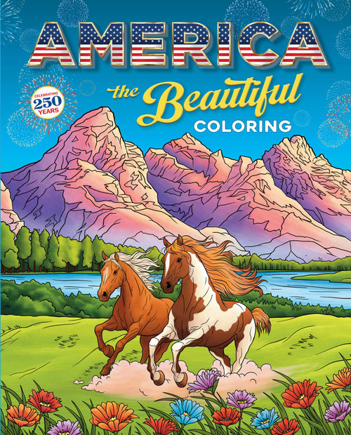 America the Beautiful Coloring by Editors of Thunder Bay Press, 9781667210117