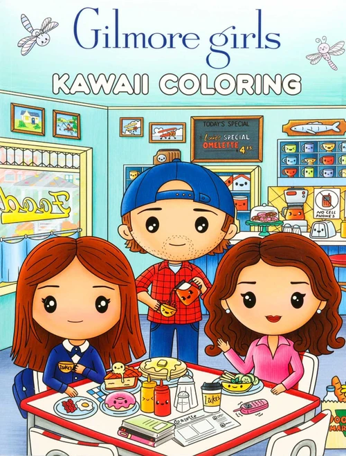 Gilmore Girls Kawaii Coloring by Alejandra Macouzet, 9781667211909
