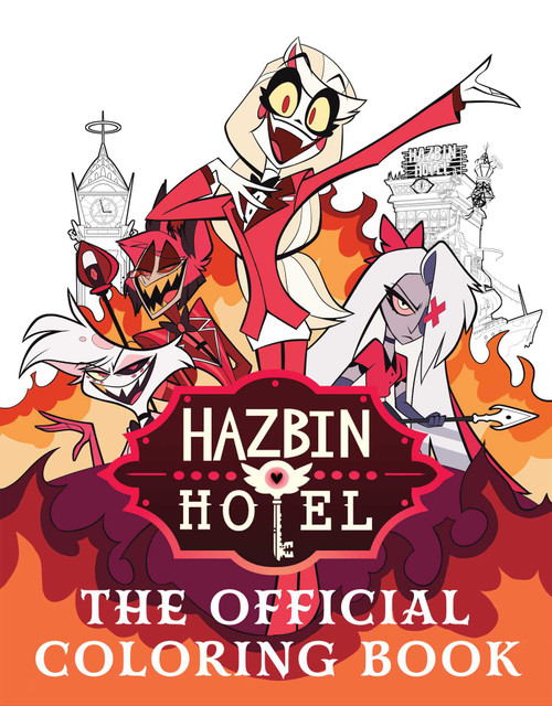 Hazbin Hotel: The Official Coloring Book by Insight Editions, 9798337403410