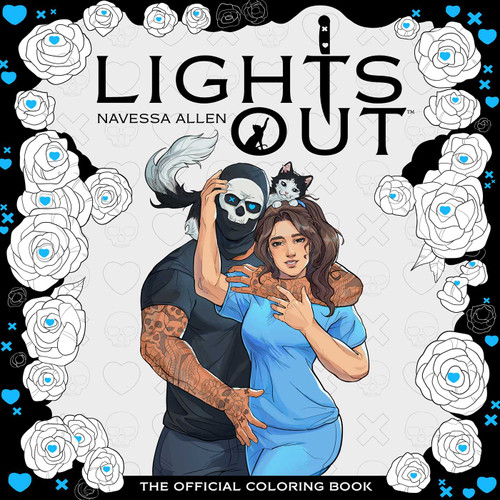 Lights Out: The Official Coloring Book (Page-Turning Scenes (and a Few Cat Cameos) from Navessa Allen's Into Darkness    ) by Navessa Allen, Lisa Alderson, 9798337404547