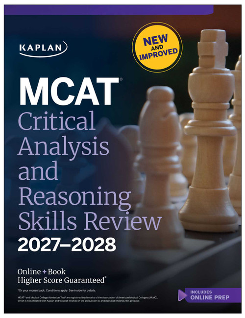 MCAT Critical Analysis and Reasoning Skills Review 2027-2028 (Online + Book) by Kaplan Test Prep, 9798349701177
