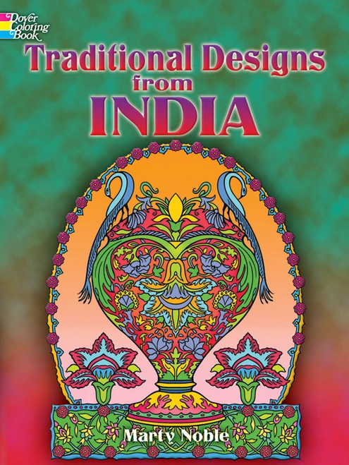 Traditional Designs from India Coloring Book by Marty Noble, 9780486448152