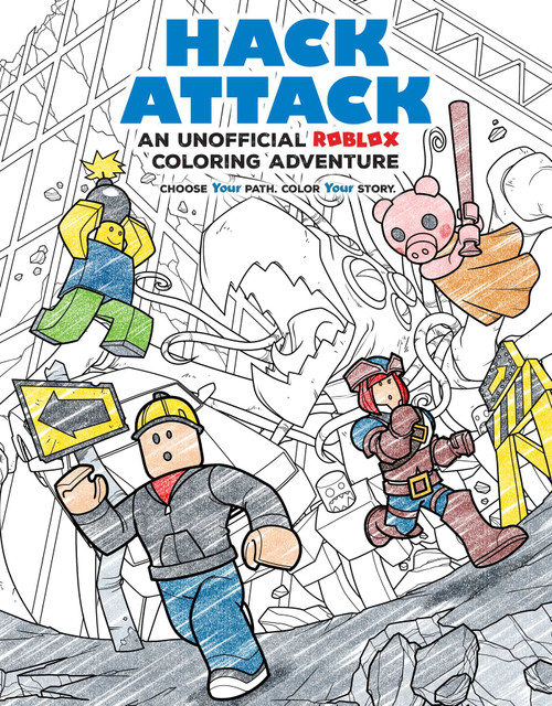 Hack Attack! (An Unofficial Roblox Coloring Adventure) by Chris Cruz, 9798337401775