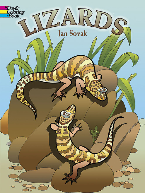 Lizards Coloring Book by Jan Sovak, 9780486448206