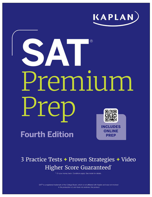SAT Premium Prep, Fourth Edition by Kaplan Test Prep, 9798349701757