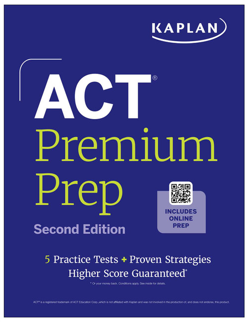 ACT Premium Prep (Second Edition) by Kaplan Test Prep, 9798349701771